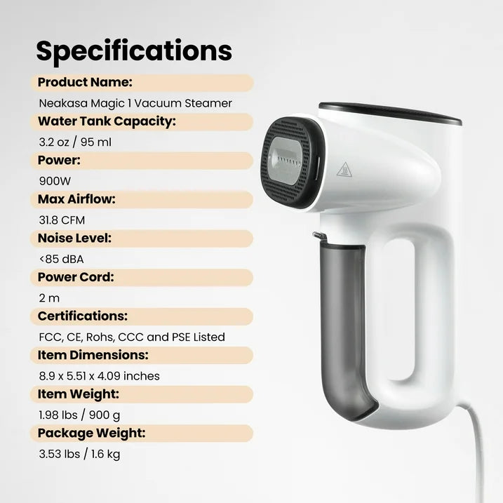 STEAMIFY™ Pro Dampfbügeleisen mit Saugfunktion – Faltenfrei in Sekundenschnelle